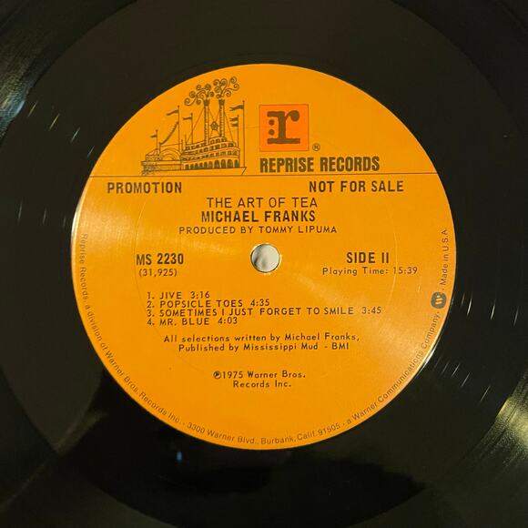 Michael Franks - The Art Of Tea LP vintage vinyl record jazz - Picture 4 of 4